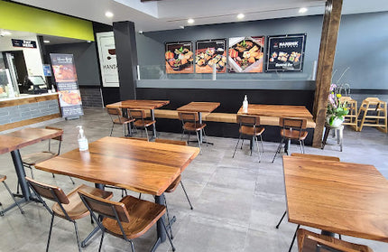 AMKO M7450 Walnut Metal Commercial Grade Restaurant Chair