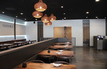 AMKO M5680 Walnut Commercial Grade Restaurant Chair