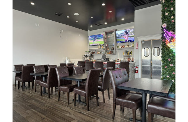 AMKO M909 Brown Commercial Grade Restaurant Chair