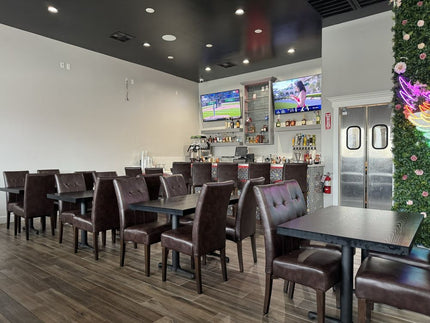 AMKO M909 Brown Commercial Grade Restaurant Chair