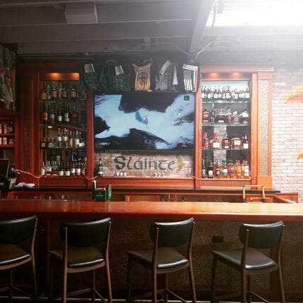 AMKO M5641BS Black Commercial Grade Restaurant Barstool