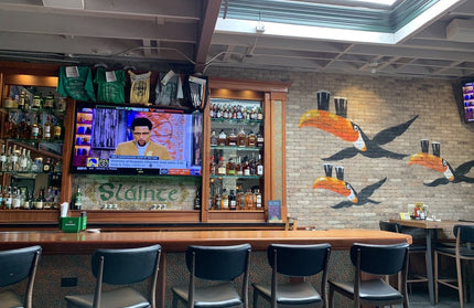 AMKO M5641BS Black Commercial Grade Restaurant Barstool