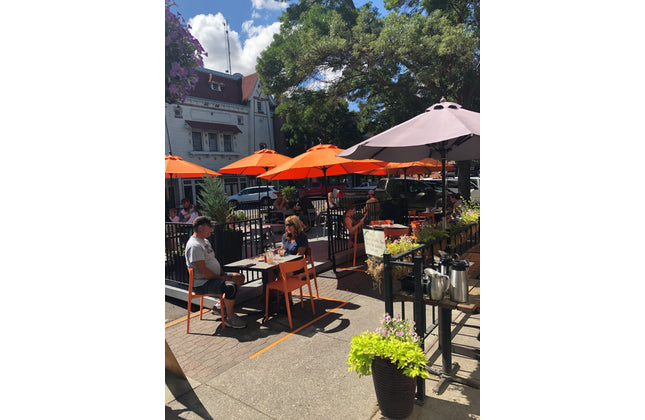 AMKO P148 Orange Commercial Grade Restaurant Durable Plastic Chair