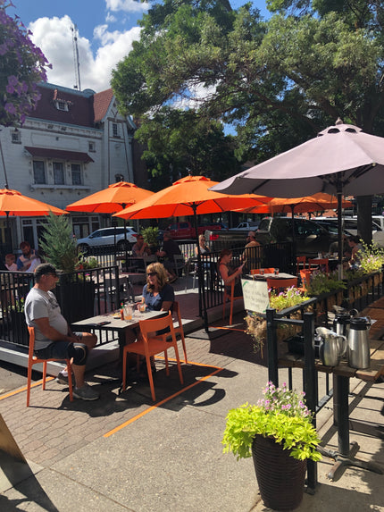 AMKO P148 Orange Commercial Grade Restaurant Durable Plastic Chair