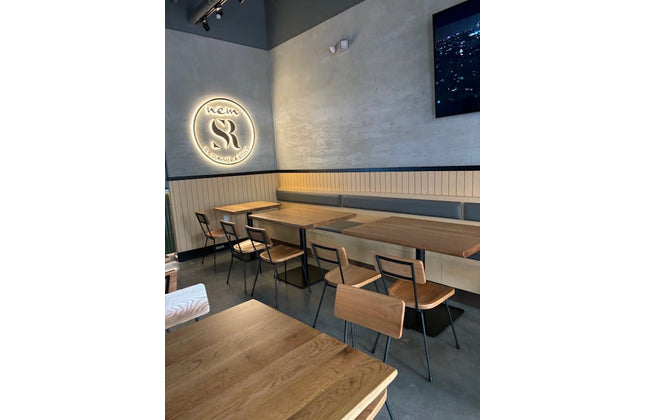 AMKO M7450 Natural Metal Commercial Grade Restaurant Chair