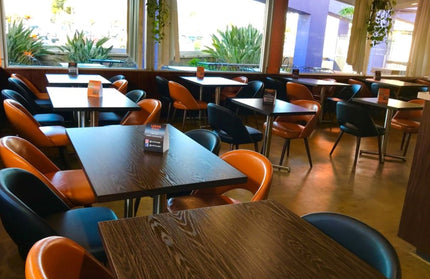 AMKO M5670 Black Commercial Grade Restaurant Chair