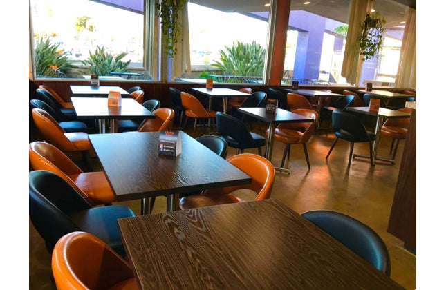 AMKO M5670 Black Commercial Grade Restaurant Chair