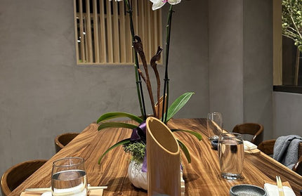 AMKO T19 Plank South American Walnut Live Edge Restaurant Table Top