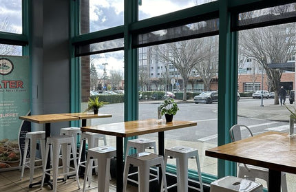 AMKO M7782 White Commercial Grade Restaurant Barstool