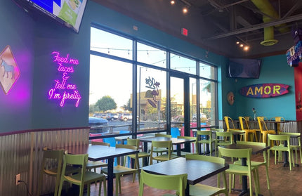 AMKO P148 Green Commercial Grade Restaurant Durable Plastic Chair