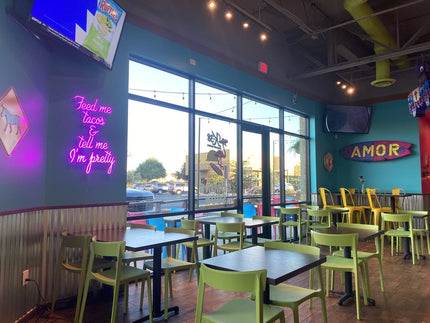 AMKO P148 Green Commercial Grade Restaurant Durable Plastic Chair