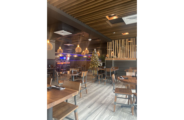 AMKO 236W Metal Commercial Grade Restaurant Chair