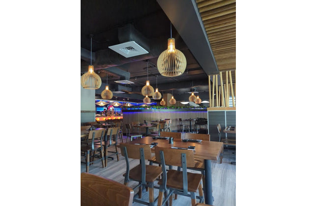 AMKO 236W Metal Commercial Grade Restaurant Chair