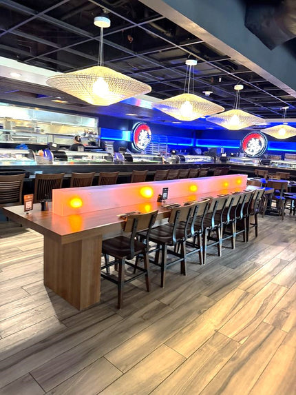 AMKO 236W Metal Commercial Grade Restaurant Chair