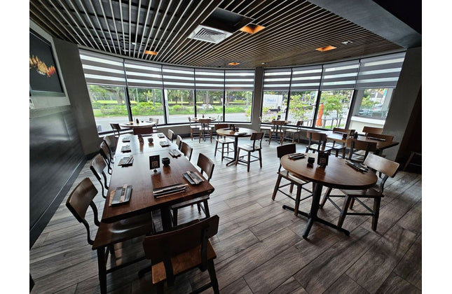 AMKO 236W Metal Commercial Grade Restaurant Chair