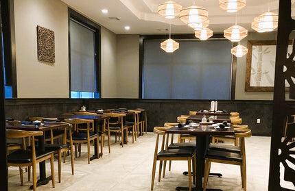 AMKO M5680 Oak Commercial Grade Restaurant Chair