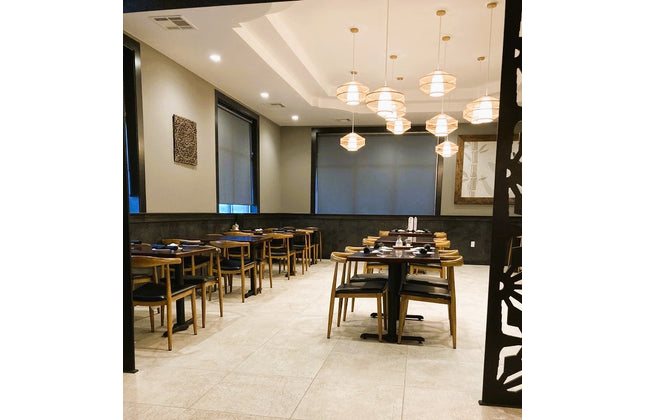 AMKO M5680 Oak Commercial Grade Restaurant Chair