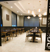 AMKO M5680 Oak Commercial Grade Restaurant Chair