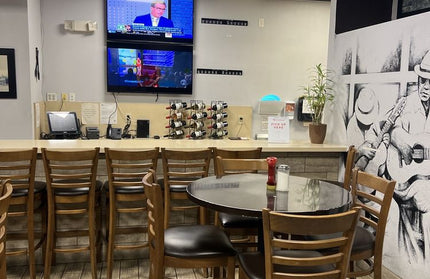 AMKO 2020P Restaurant Solid Wood Barstool