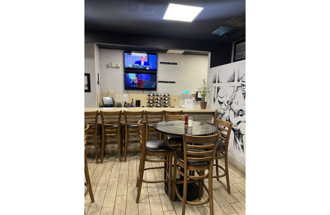 AMKO 2020P Restaurant Solid Wood Barstool