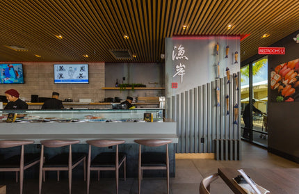 AMKO M5680 Walnut Commercial Grade Restaurant Chair