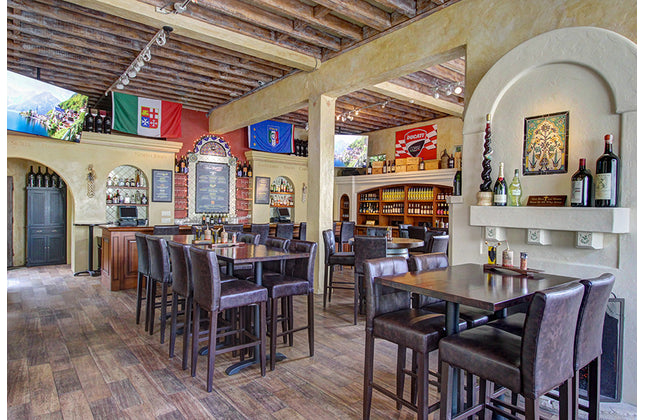 AMKO M2909 Metal Frame Full Upholstered Seat Restaurant Barstool