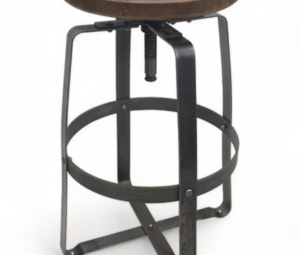 AMKO M2920 Metal Frame Commercial Grade Restaurant Backless Stool