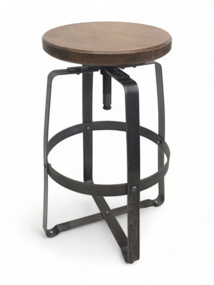 AMKO M2920 Metal Frame Commercial Grade Restaurant Backless Stool