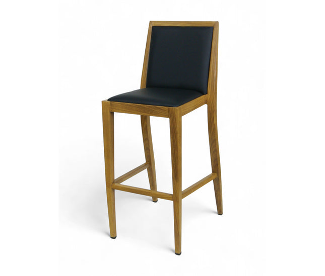 AMKO M2955 Oak Commercial Grade Restaurant Barstool