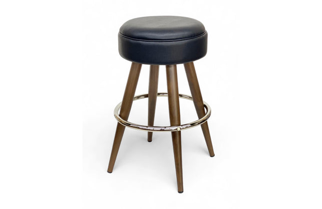 AMKO M3080 Walnut Commercial Grade Restaurant Barstool