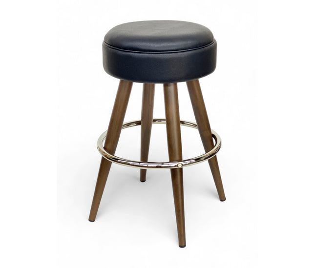 AMKO M3080 Walnut Commercial Grade Restaurant Barstool