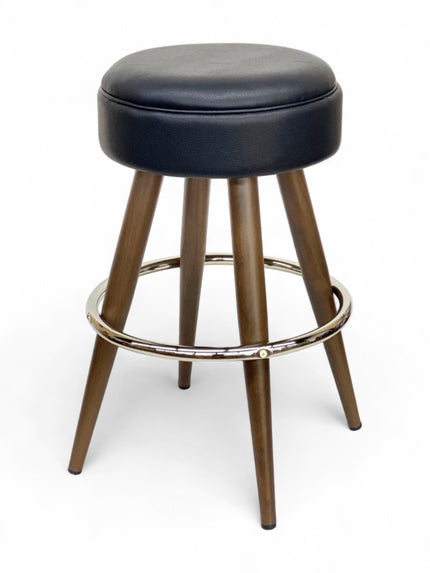 AMKO M3080 Walnut Commercial Grade Restaurant Barstool