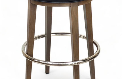 AMKO M3170 Walnut Commercial Grade Restaurant Barstool
