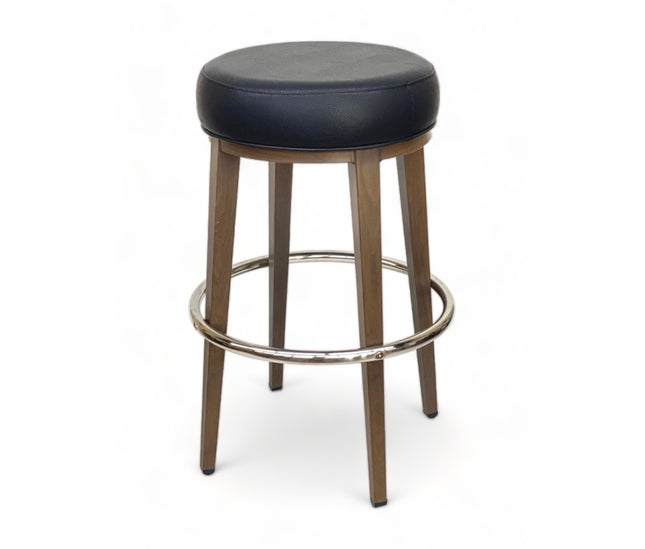 AMKO M3170 Walnut Commercial Grade Restaurant Barstool