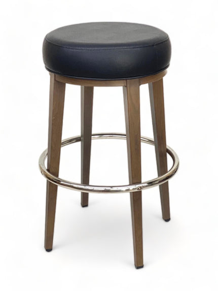 AMKO M3170 Walnut Commercial Grade Restaurant Barstool
