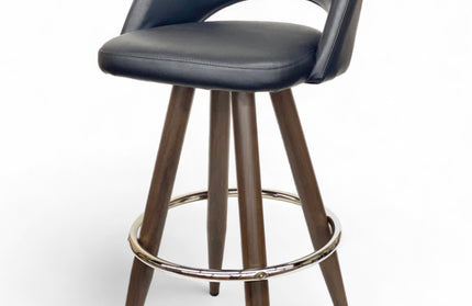 AMKO M3567 Metal Frame Swivel Restaurant Barstool