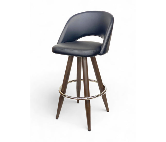 AMKO M3567 Metal Frame Swivel Restaurant Barstool