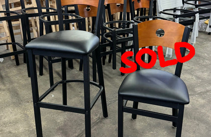 AMKO M5520BS Dark Cherry Barstools on Sale