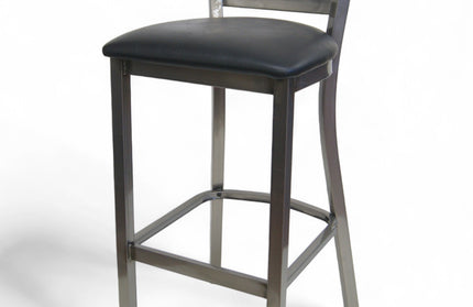 AMKO M5530BS Gunmetal Commercial Grade Restaurant Barstool