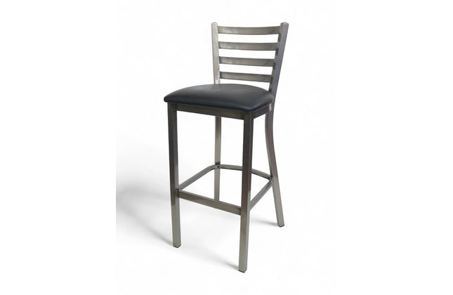 AMKO M5530BS Gunmetal Commercial Grade Restaurant Barstool