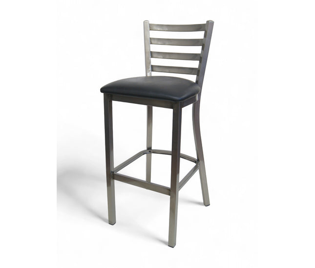 AMKO M5530BS Gunmetal Commercial Grade Restaurant Barstool