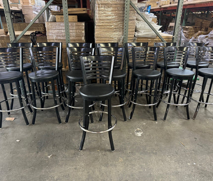 AMKO M5580BS Black Metal Barstool on Sale $65