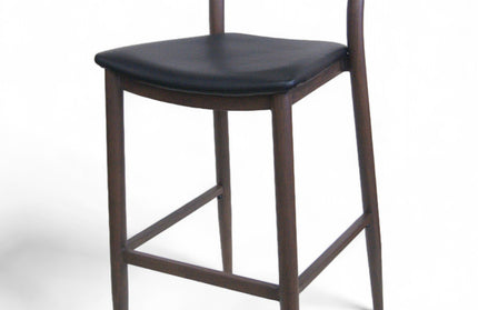 AMKO M5641BS Black Commercial Grade Restaurant Barstool