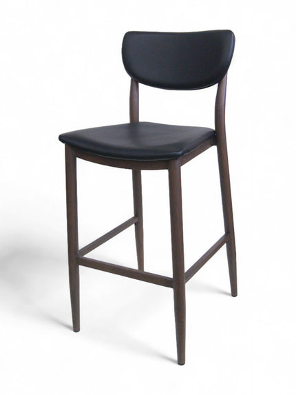 AMKO M5641BS Black Commercial Grade Restaurant Barstool