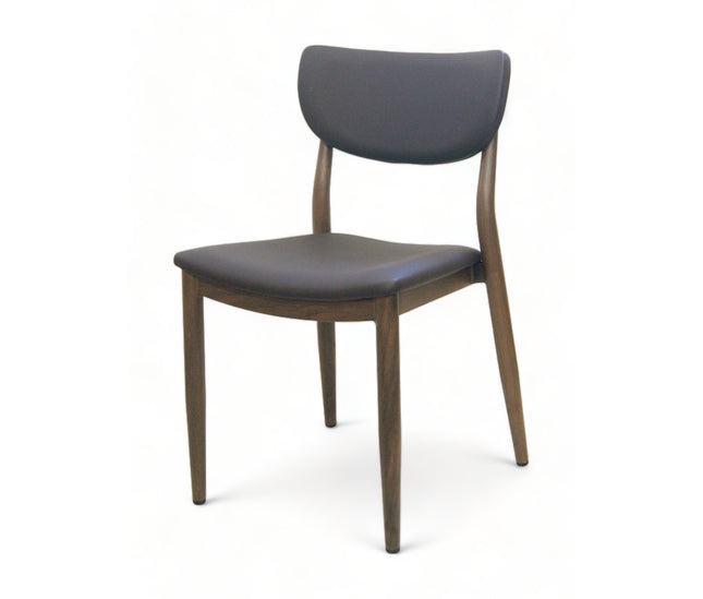 AMKO M5641 Brown Commercial Grade Restaurant Chair