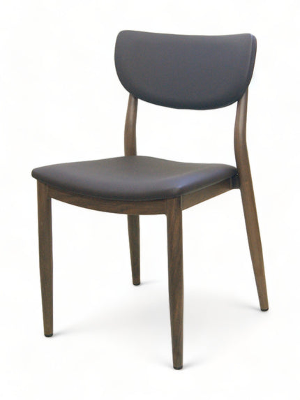 AMKO M5641 Brown Commercial Grade Restaurant Chair
