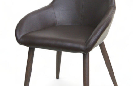 AMKO M5657 Brown Commercial Grade Restaurant Chair