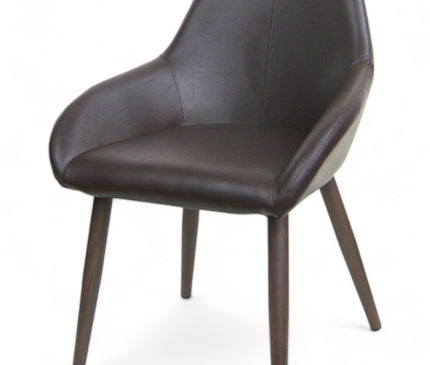 AMKO M5657 Brown Commercial Grade Restaurant Chair