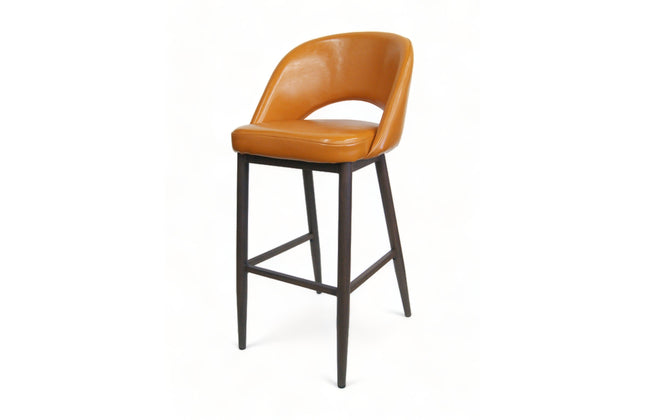 AMKO M5670BS Orange Commercial Grade Restaurant Barstool