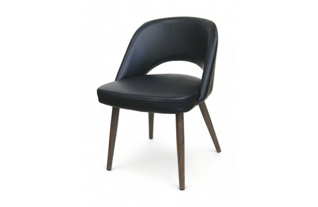 AMKO M5670 Black Commercial Grade Restaurant Chair